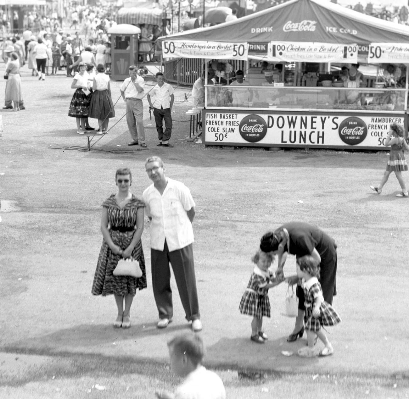 Al and Gail Shirk at the Ohio State Fair, circa 1955.