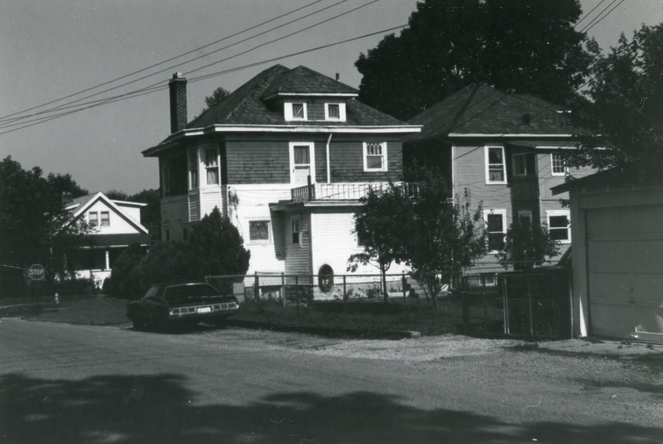 Back of 116 Eldon Ave. in Hilltop, part of the Greater Hilltop Area Commission's guide, 1980s.