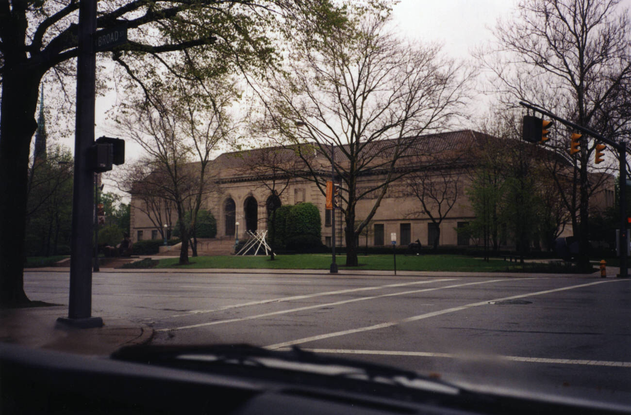 North view of the Columbus Museum of Art with 1974 addition, May 8, 1997.