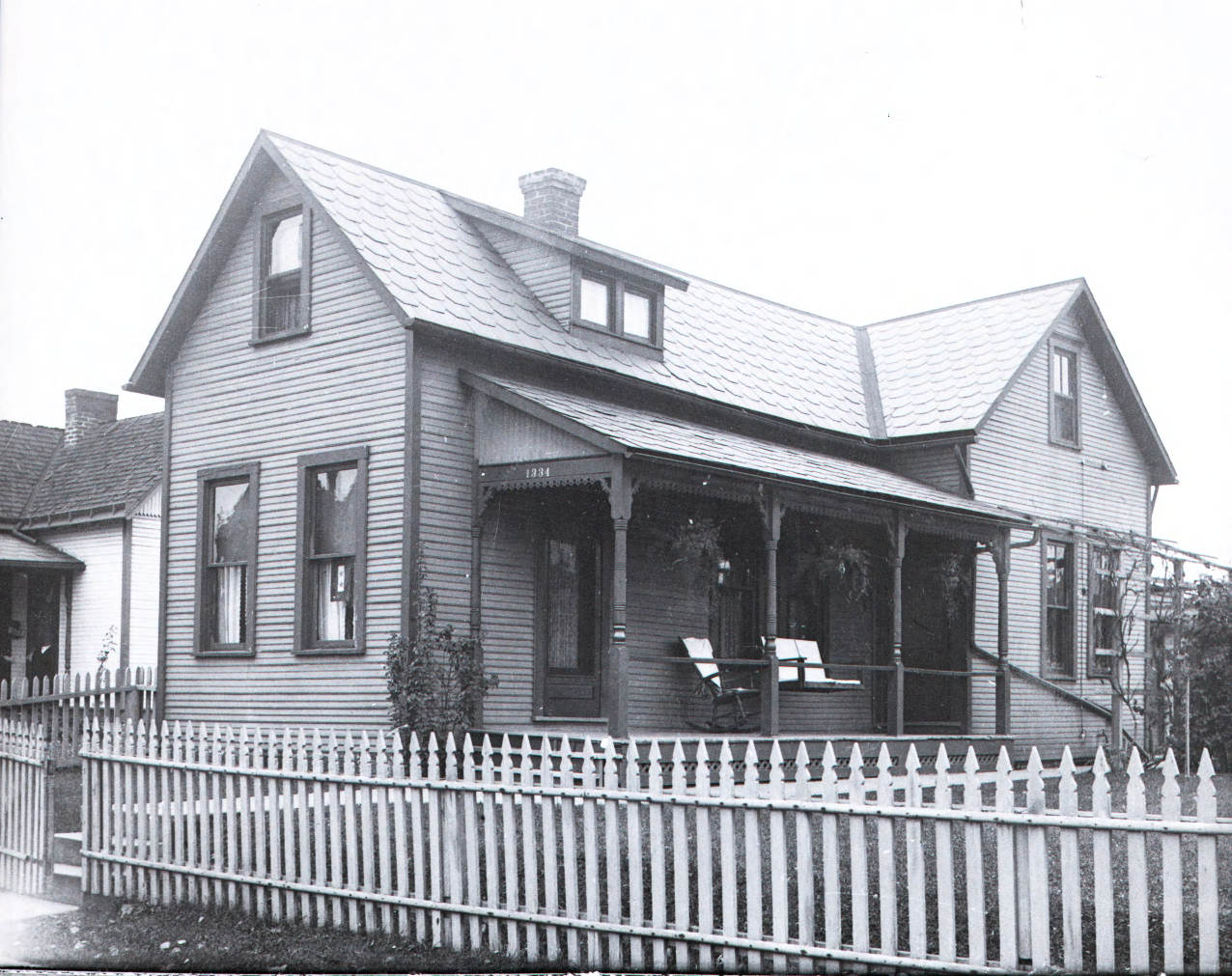 Birthplace of Edward "Eddie" Rickenbacker, famous automobile racer and WWI flying ace, 1970s