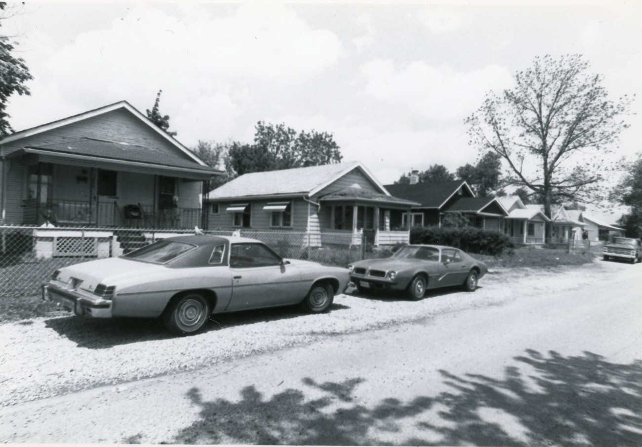 2278, 2272, and 2268 Springmont Ave. in Hilltop, featured in the Greater Hilltop Area Commission's guide, 1980s.