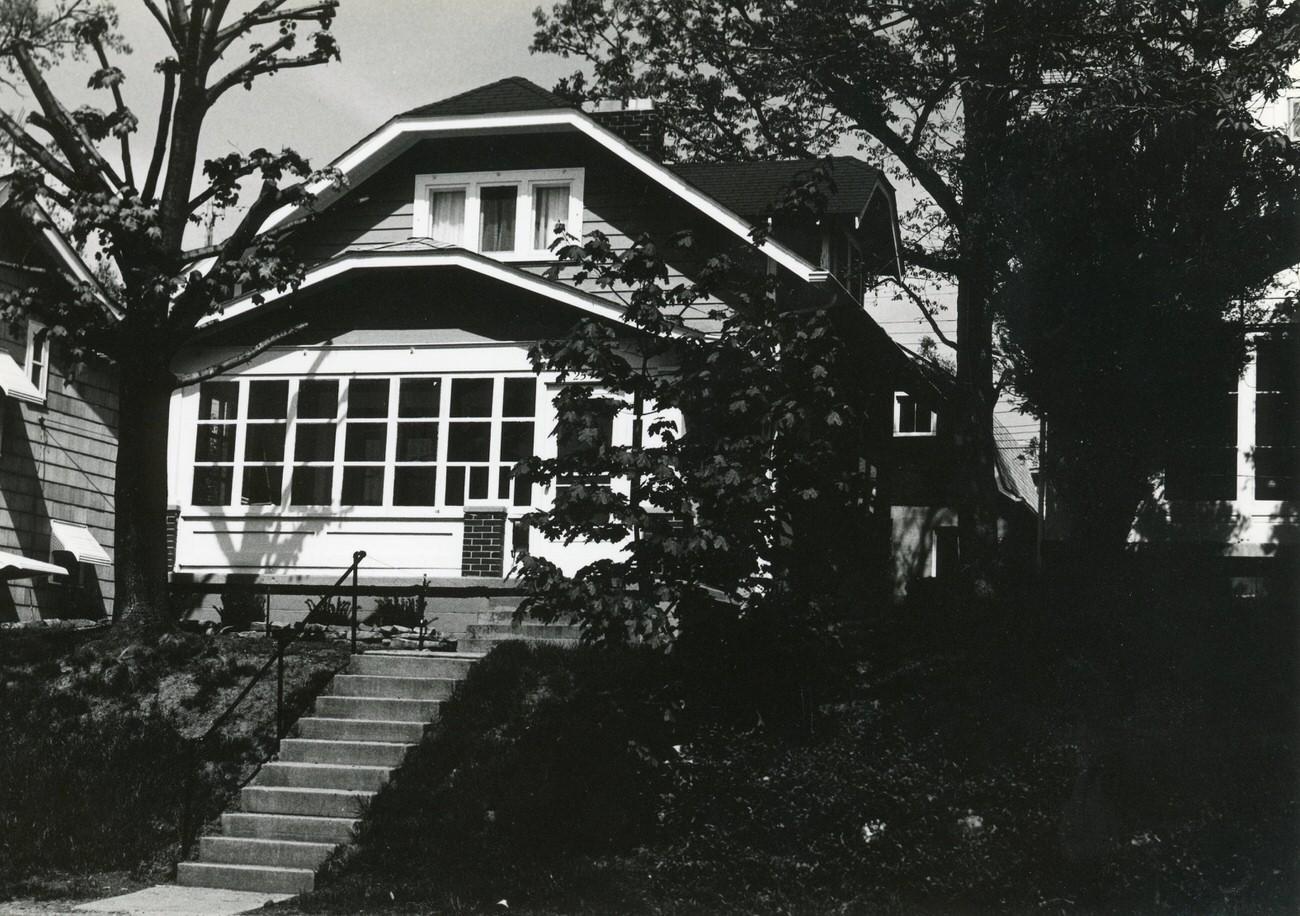 254 North Eureka Avenue, featured in the Greater Hilltop Area Commission's Hilltop U.S.A. guide, 1980s.