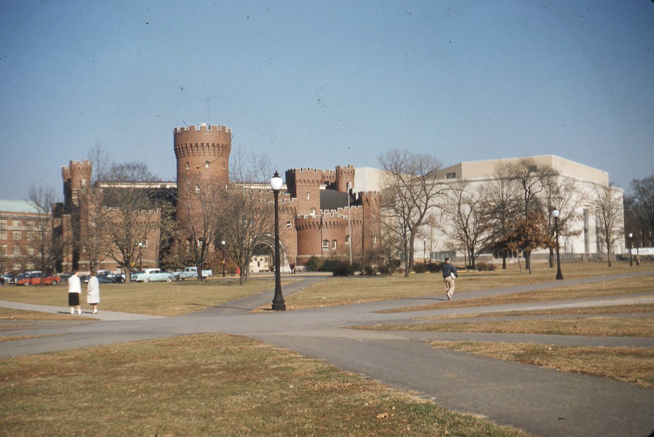 The Armory and Gymnasium at Ohio State University, circa 1957