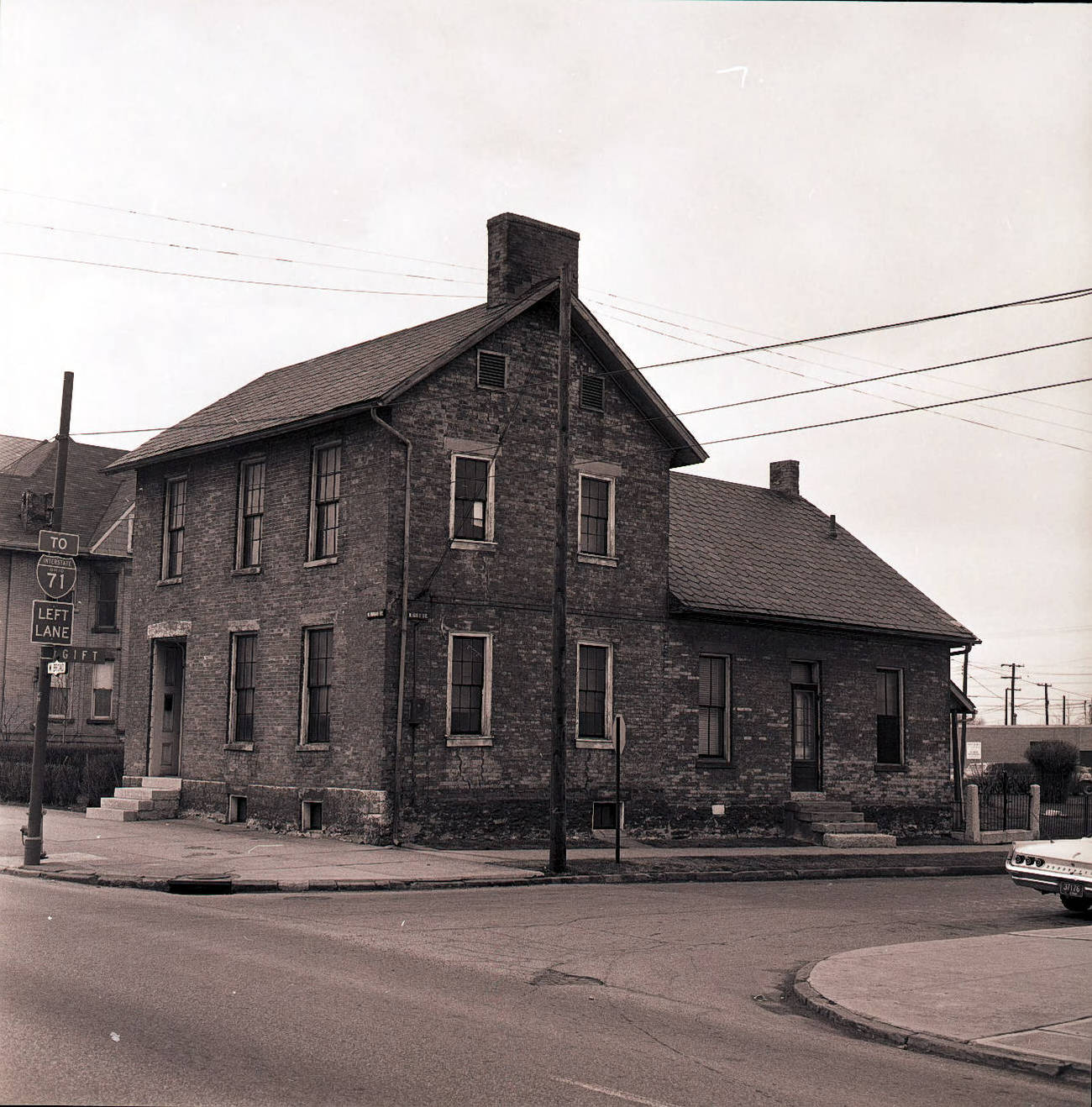 Harrison House, believed to be William Henry Harrison's headquarters during the War of 1812, Circa 1974.