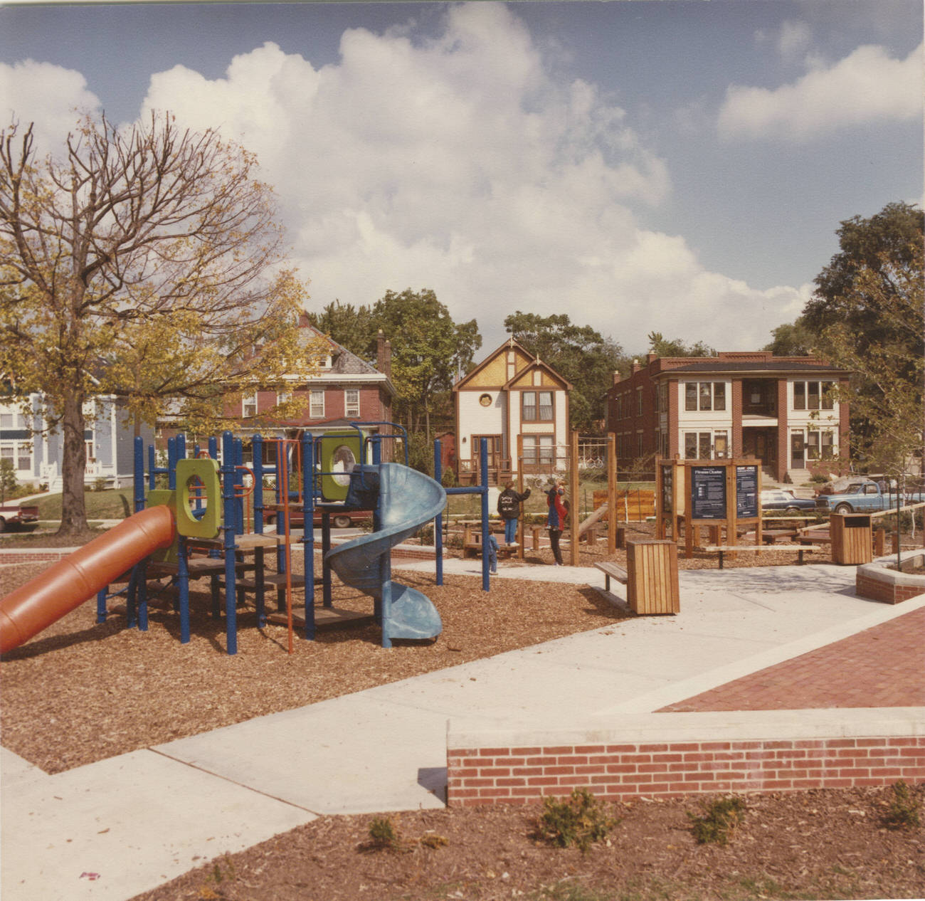 Views of Harrison West Park, located at West Fourth Avenue and Oregon Avenue, 1990s