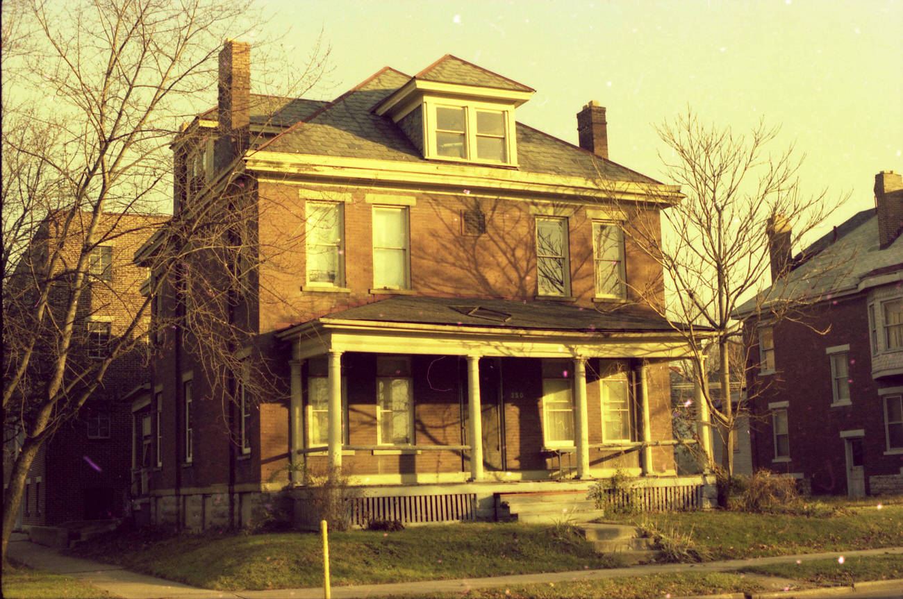 Home at 350 West 5th Street, circa 1975