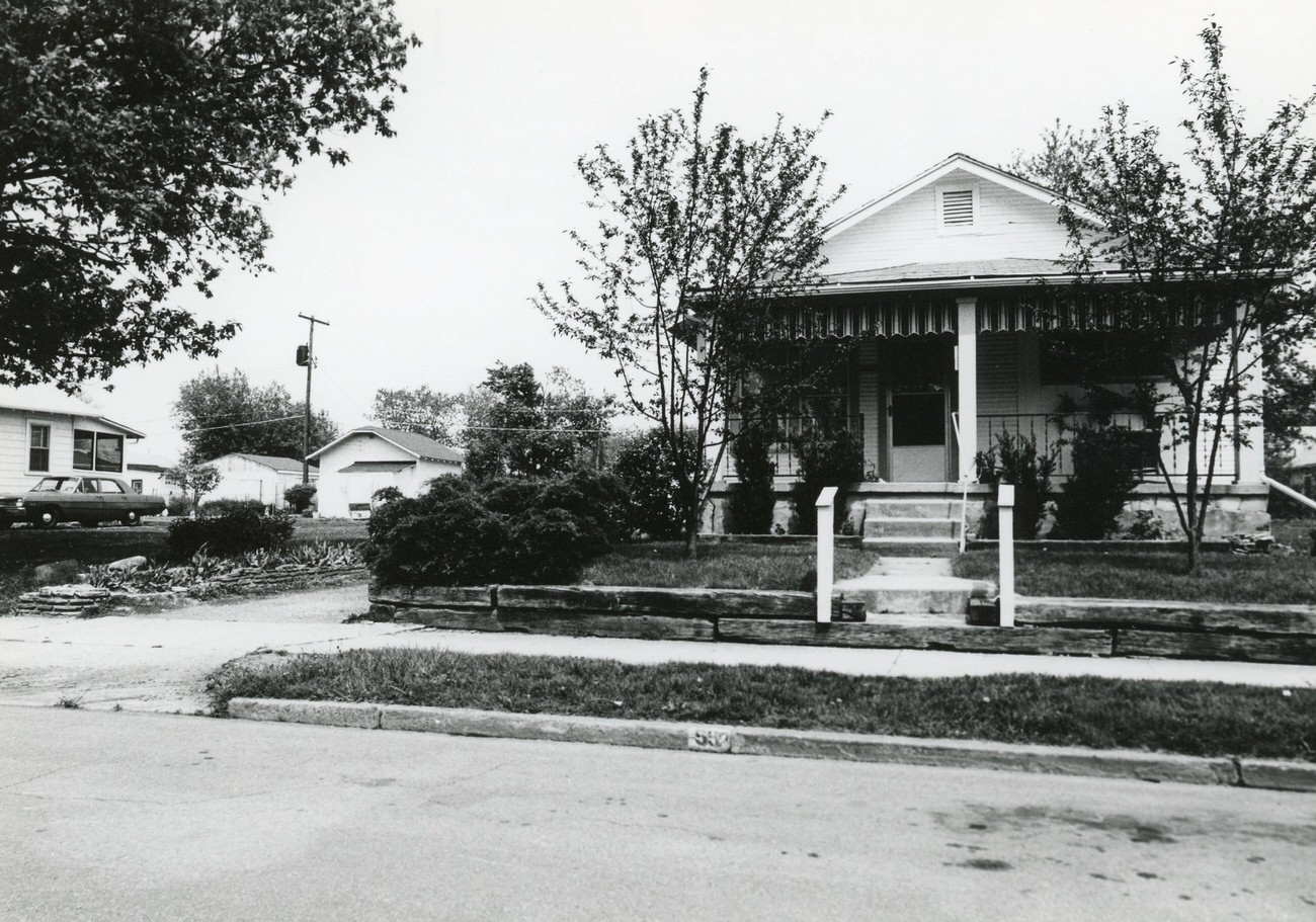 552 South Wheatland Avenue in Hilltop, featured in the Greater Hilltop Area Commission's guide, 1980s.