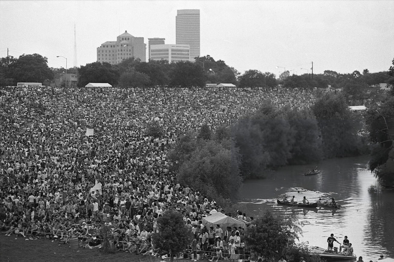 Freedom Fest at Buffalo Bayou Park, Houston, Texas, September 6, 1987.