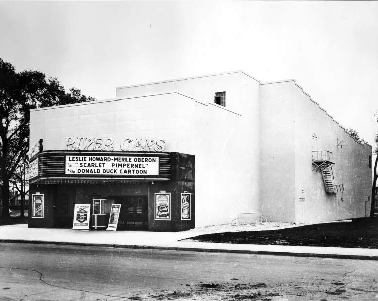 River Oaks movie theater, Houston, 1960s