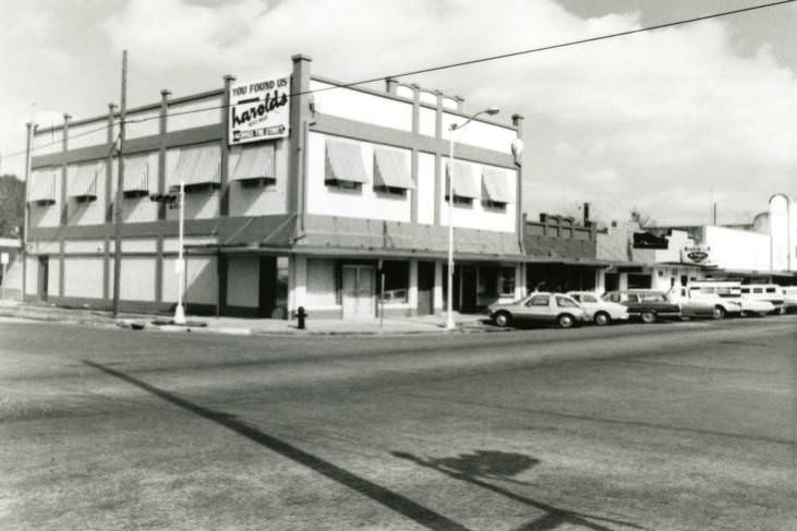 Corner of 19th Street, Houston, 1960s