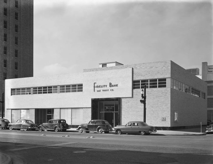 Fidelity Bank and Trust Co. building, Houston, April 1951.