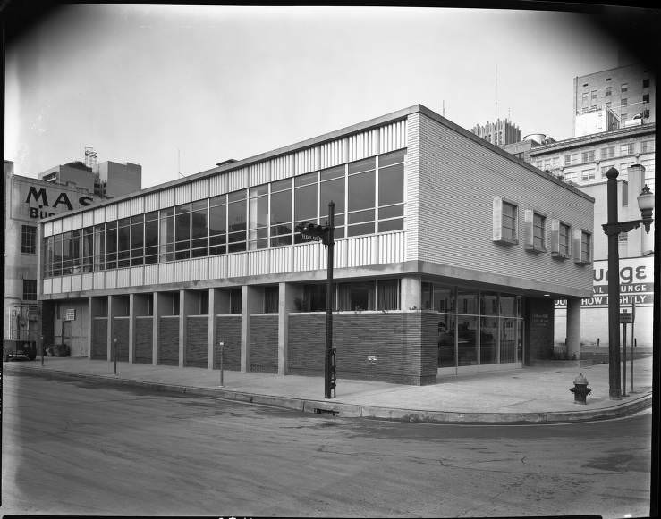 Farm & Home Saving & Loan Association buildings, Houston, February 1952.