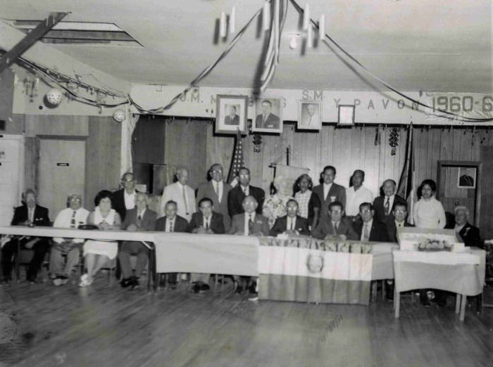 Sociedad Mutualista Obrera Mexicana members, 1960s.