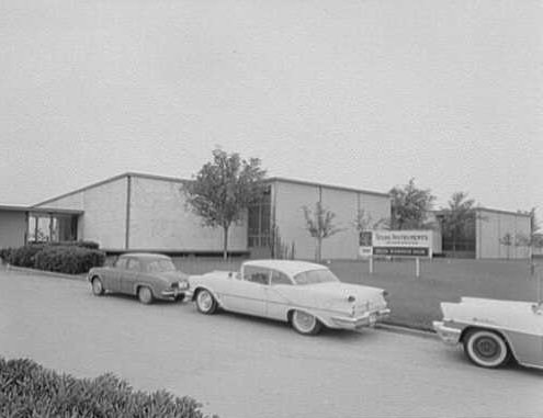 Exterior of Texas Instrument Co. in Houston, Texas, 1959