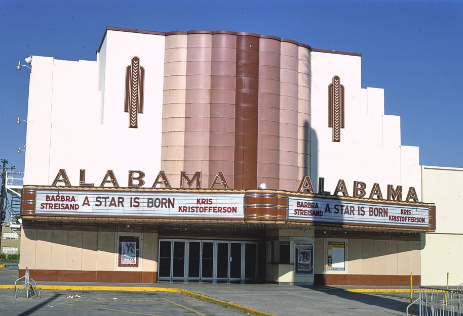 Alabama Theater in Houston, Texas, 1977