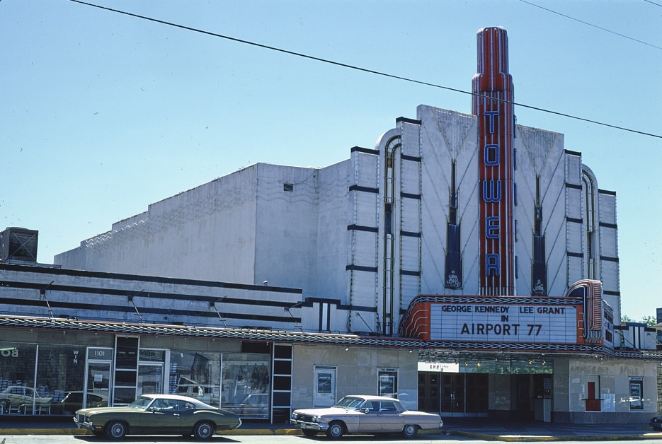 Tower Theater in Houston, Texas, 1977