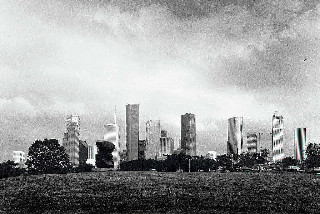 Skyline of Houston, Texas, 1978