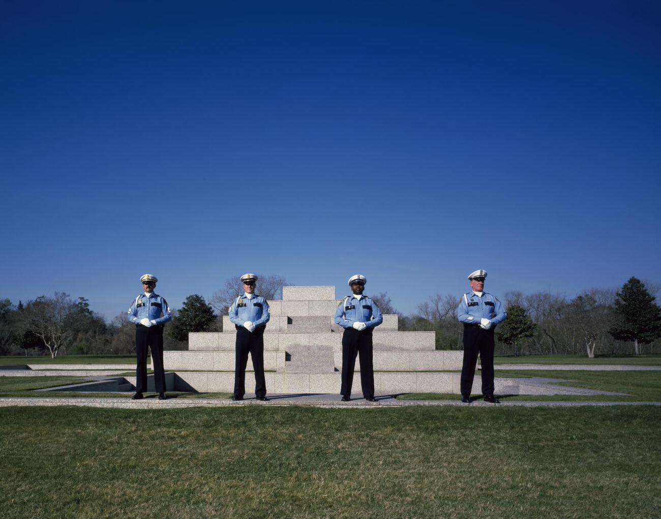 Police memorial in Houston, Texas, 1990s