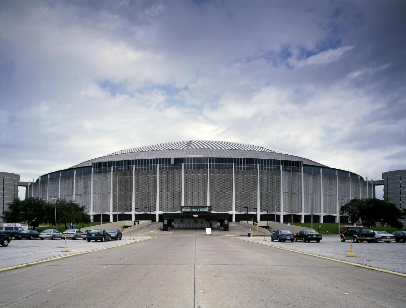 The Astrodome, the world's first domed stadium, in Houston, Texas, 1990s
