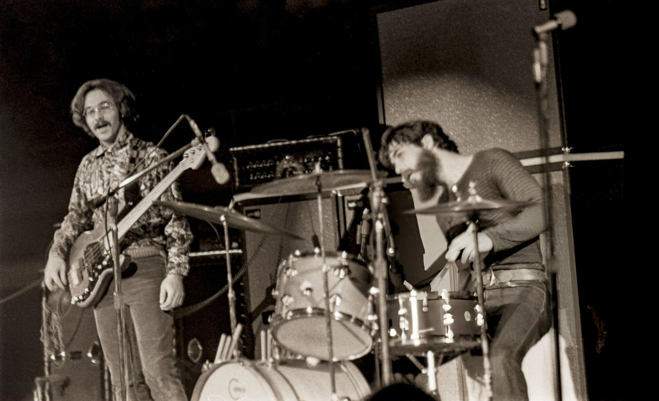 Creedence Clearwater Revival performs at the Sam Houston Coliseum, Houston, Texas, 1970.