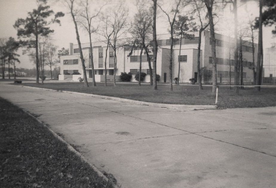 Field House exterior, University of Houston, 1950