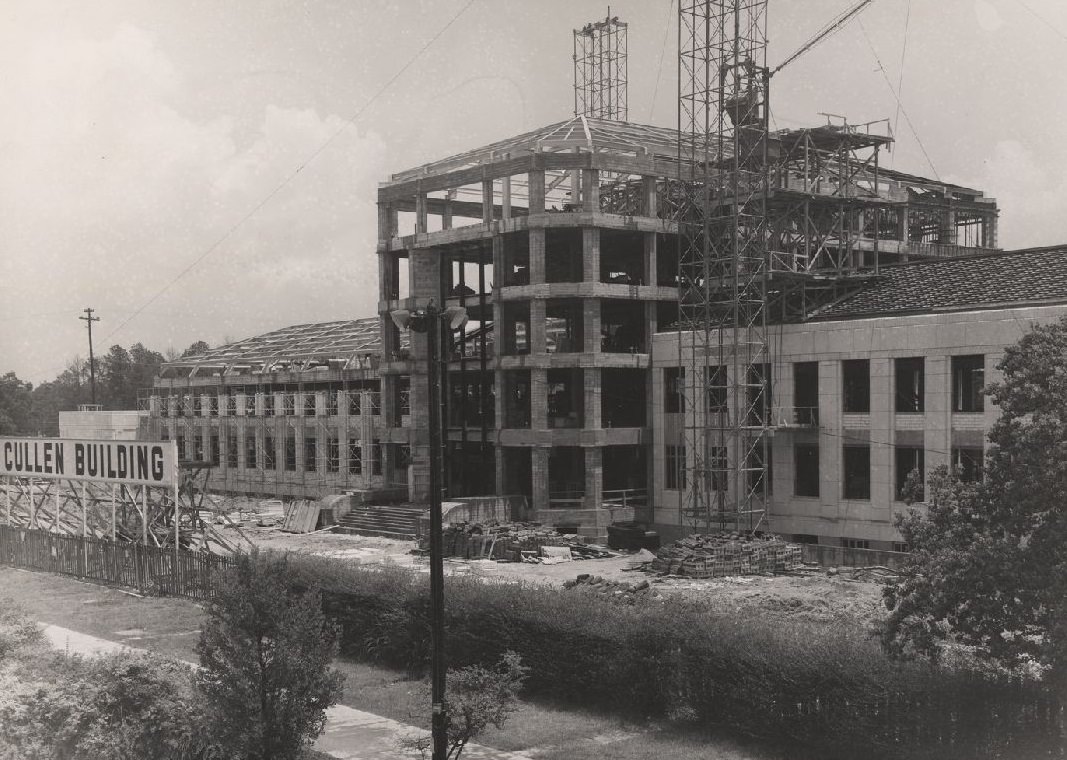 Ezekiel Cullen Building early construction front view, 1949