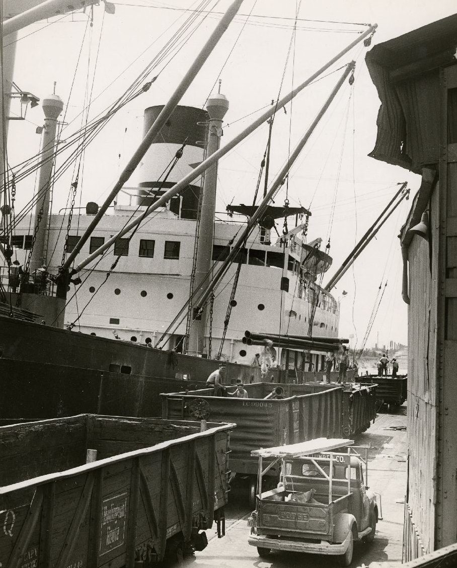 SS Solon Turman, Houston Ship Channel, 1951