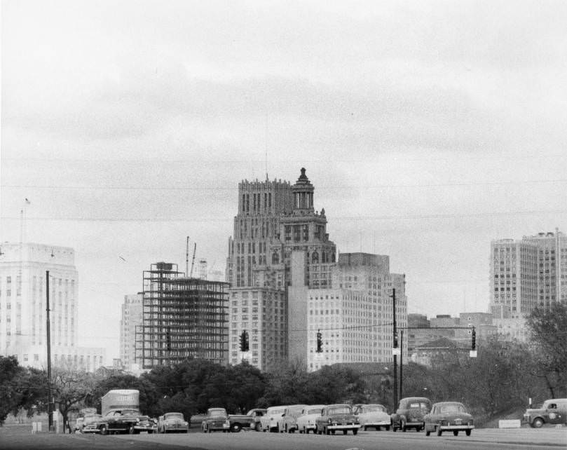 Downtown Houston cityscape, September 4, 1959.