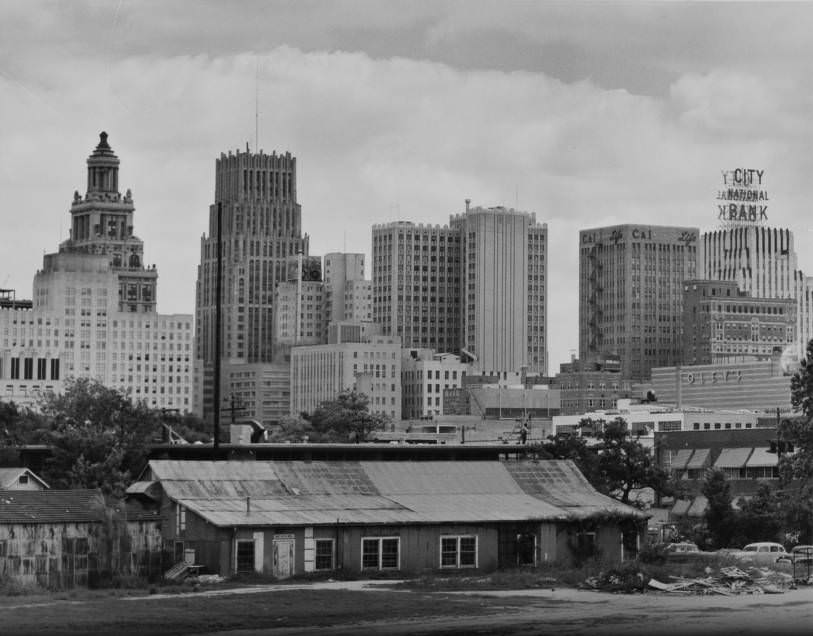 Downtown Houston cityscape, September 4, 1959.