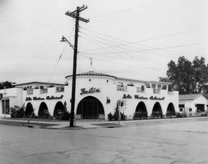 Felix Mexican Restaurant in Houston, 1940s