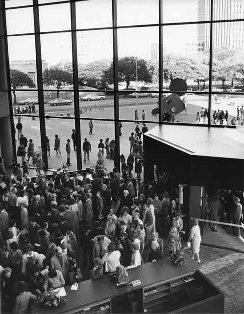 Dedication Ceremony of Central Library, Houston, January 17, 1976.