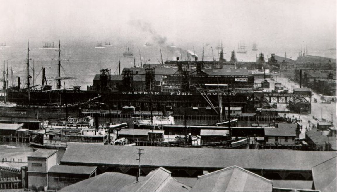 San Francisco waterfront, December 1910.