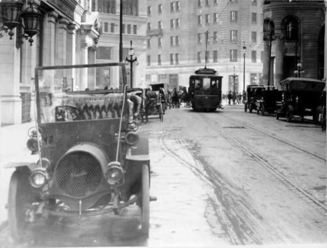 Montgomery and Market Street, 1910.