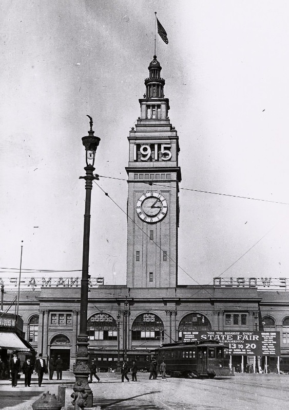 Ferry Building, circa 1915.