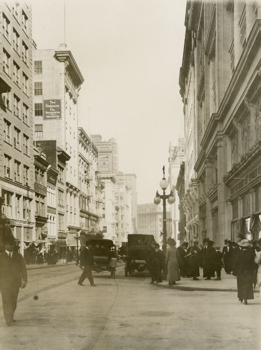 Geary near Stockton Street, in the 1910s.