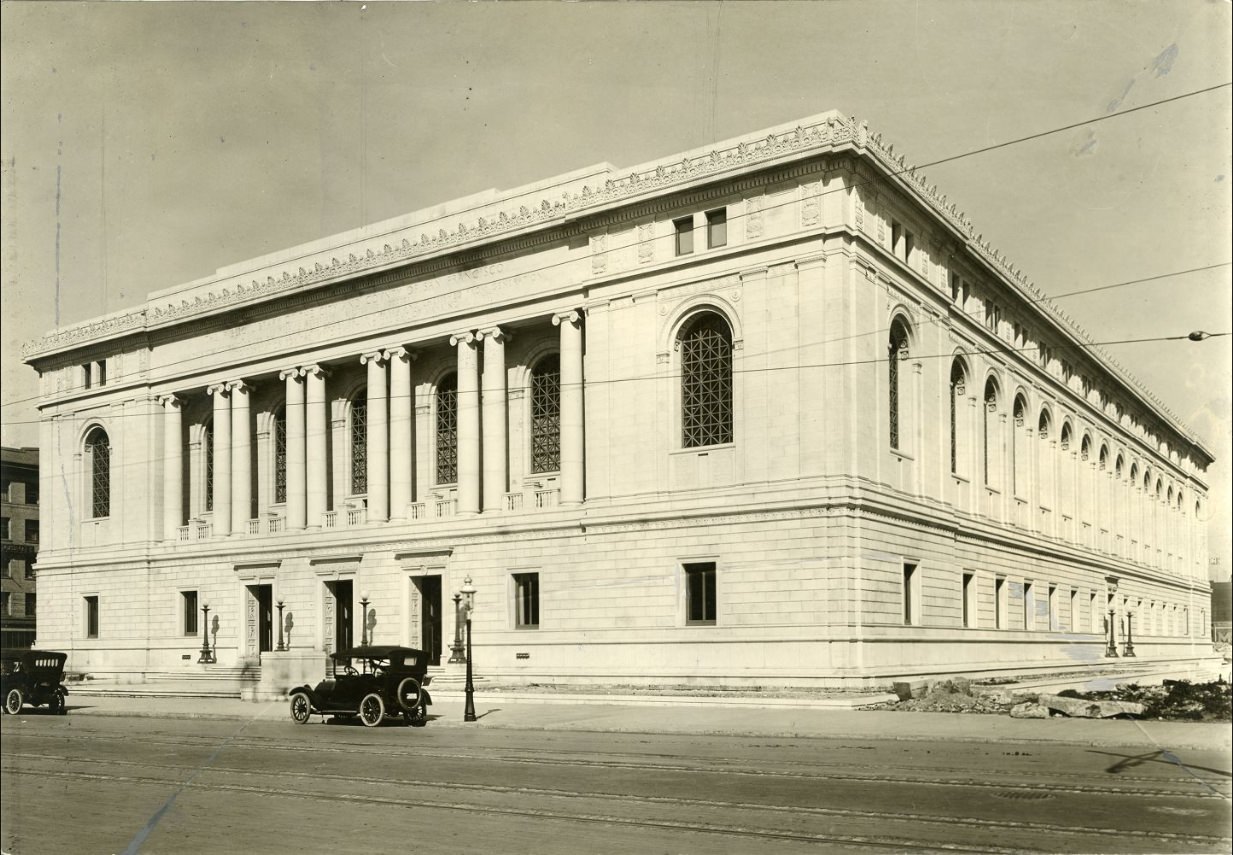 Main Library, between 1917 and 1918.