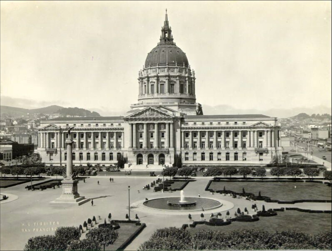 Civic Center Plaza in the 1920s