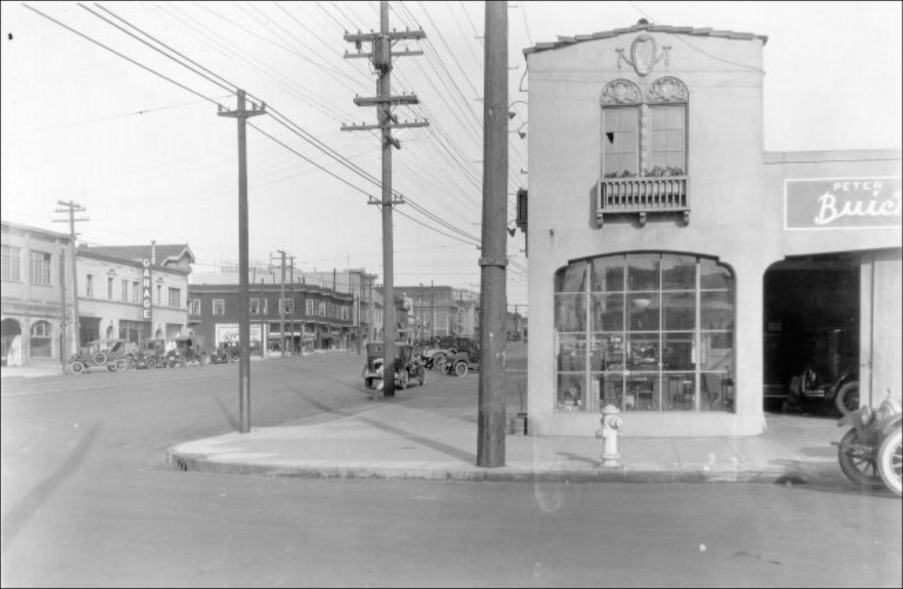 Geary Street at 4th Avenue, 1926