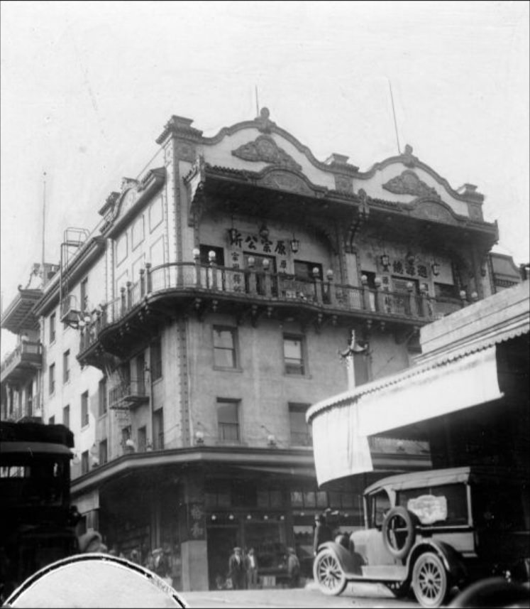 Northwest corner of Grant Avenue and Clay Street, 1929