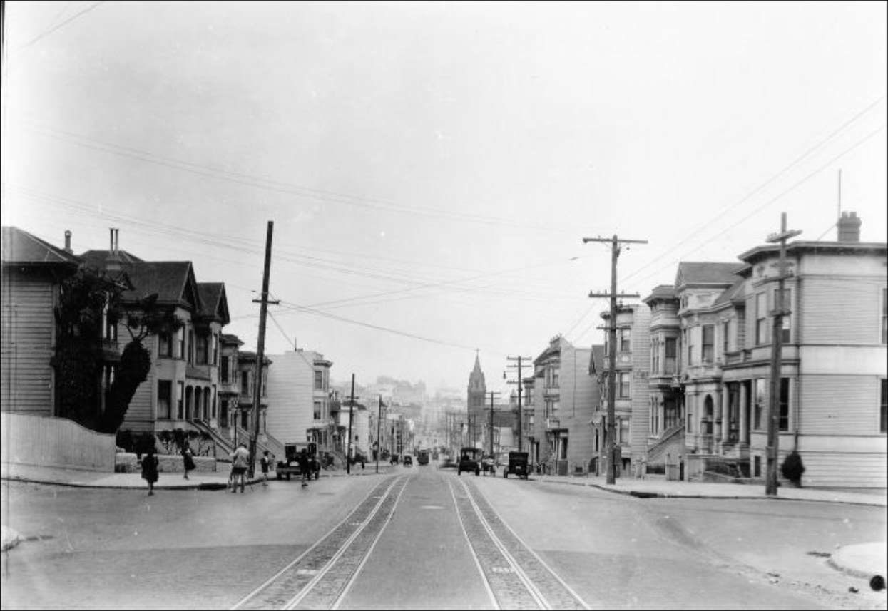 California Street at Lyon, 1926