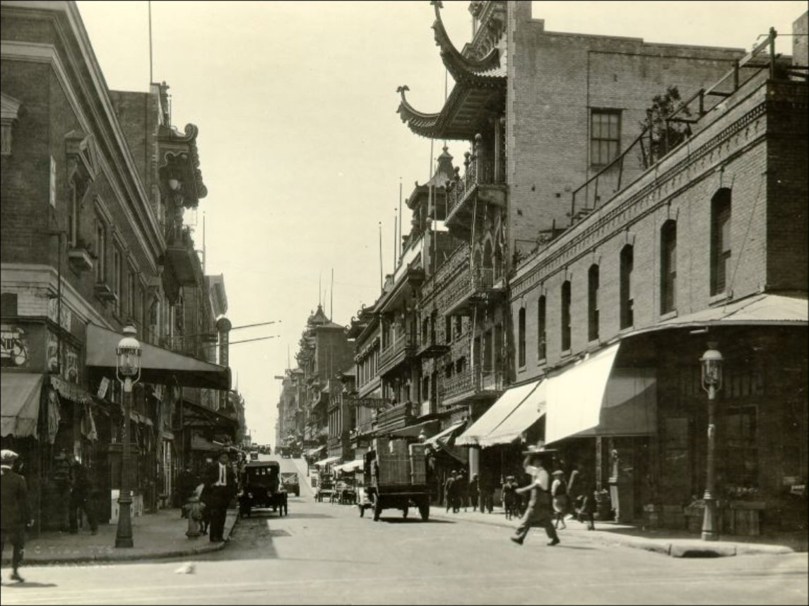 Grant Avenue in the 1920s