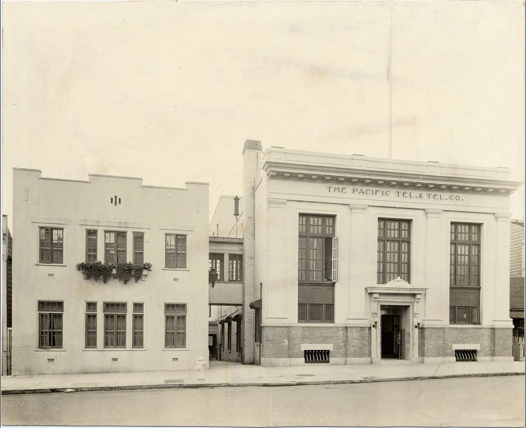 Pacific Telephone & Telegraph Company building at 450 5th Avenue in the 1920s