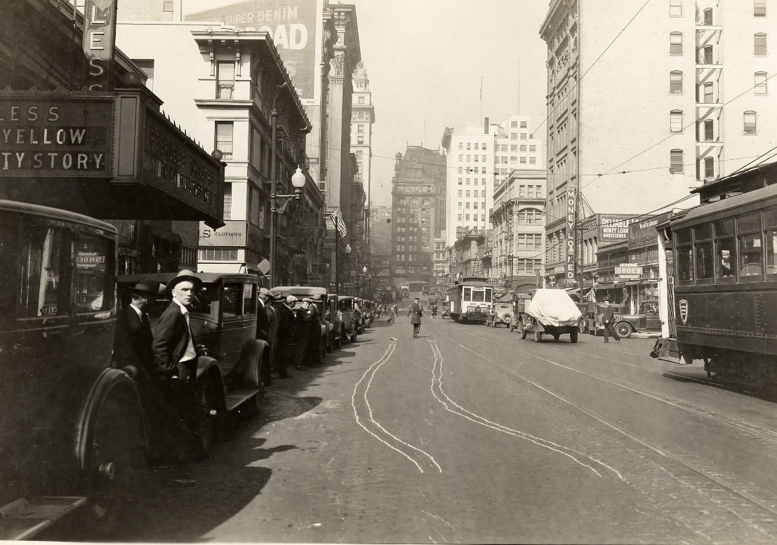 Third Street at Minna, 1929