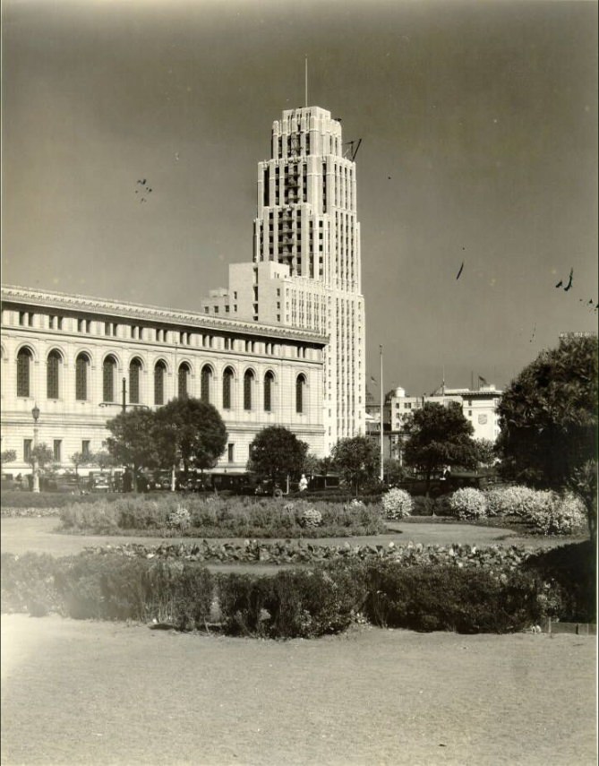 William Taylor Hotel in the Civic Center in the 1920s