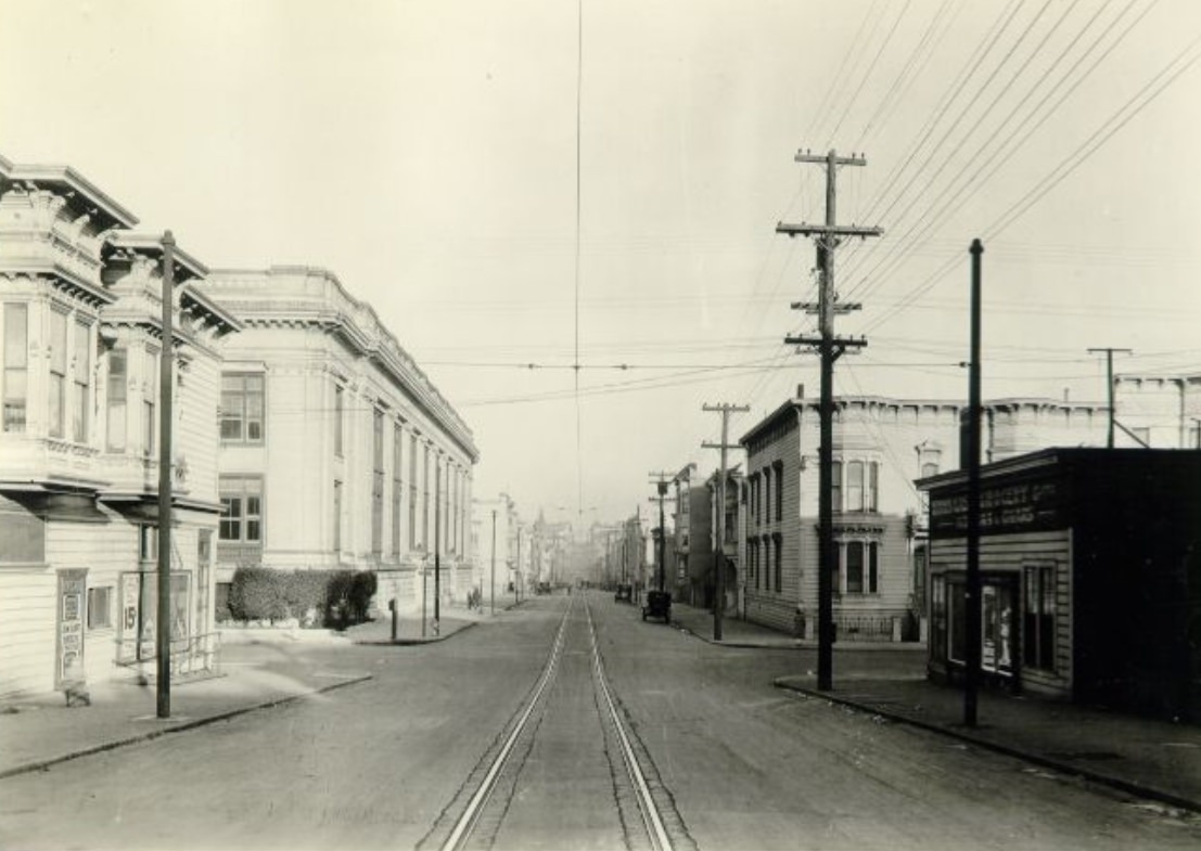 O'Farrell Street at Scott, 1927