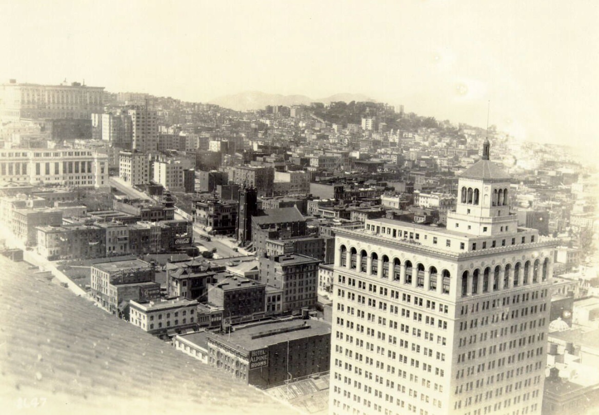 Downtown view in the 1920s