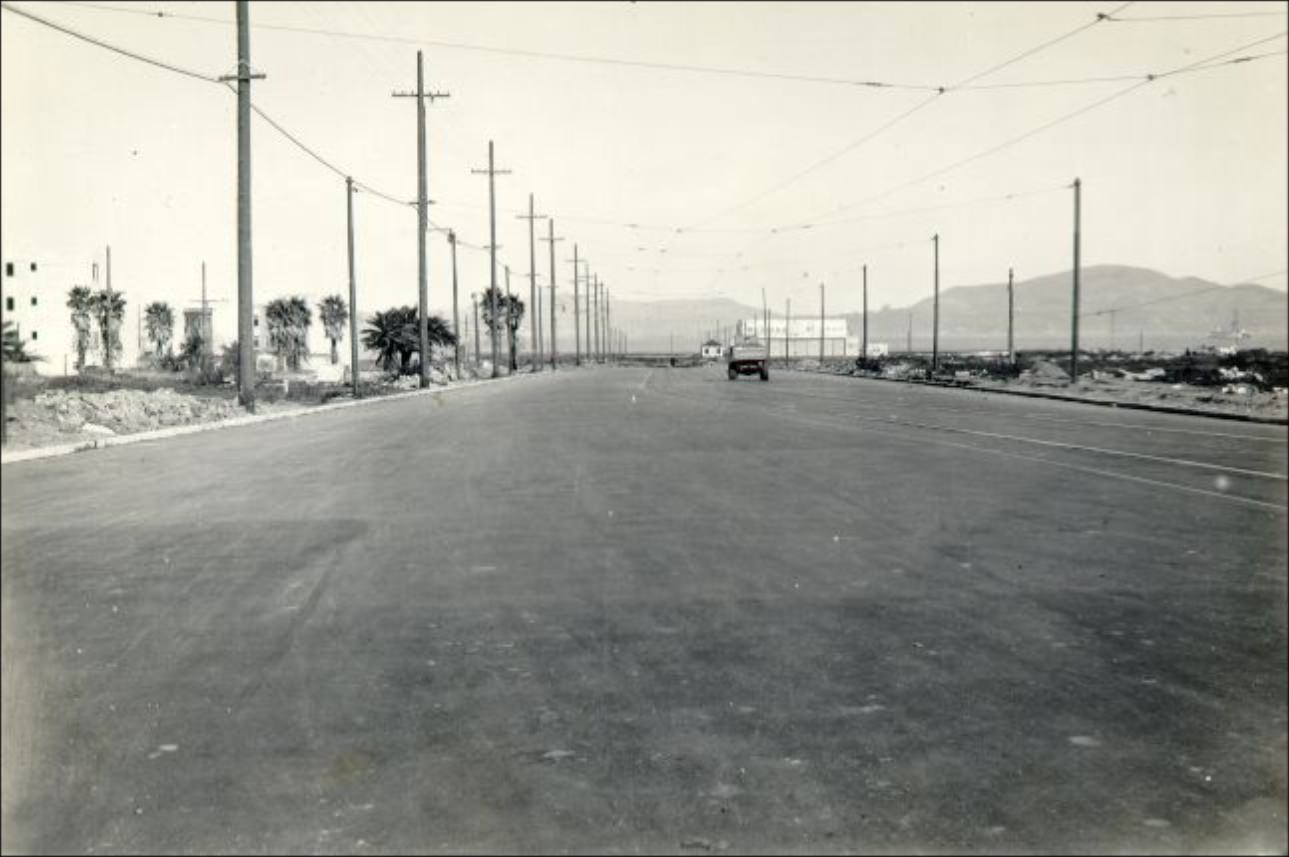 Fillmore Street north from Chestnut, 1926