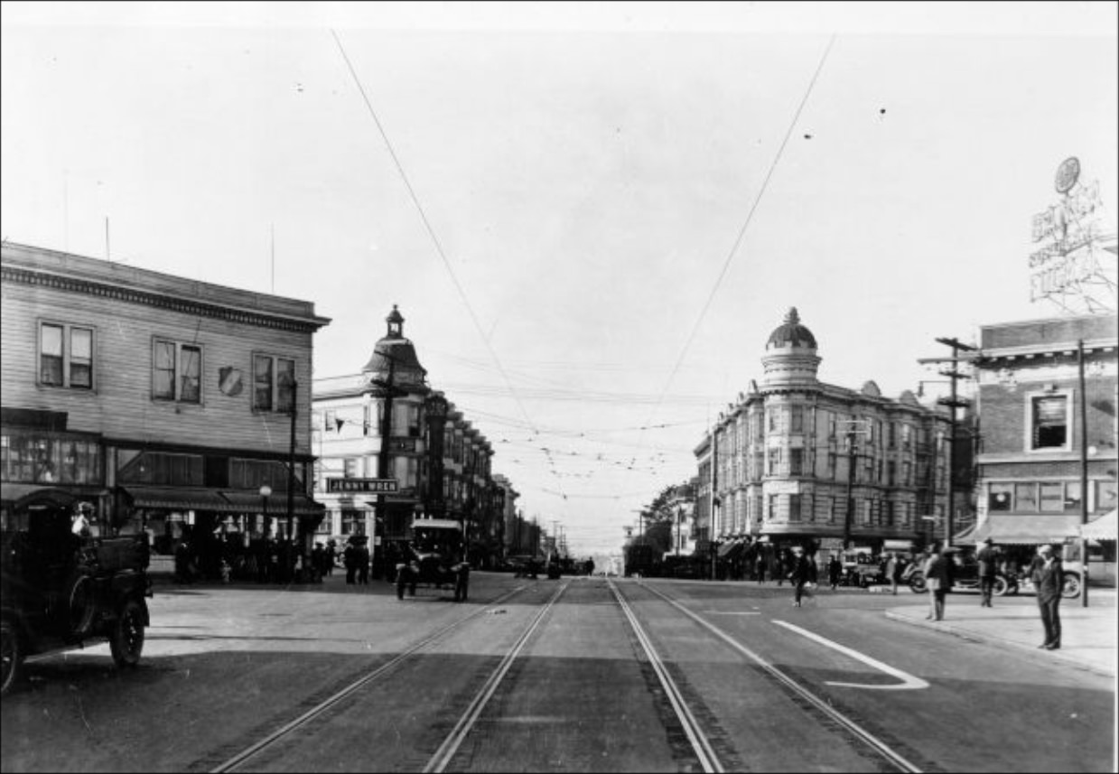 Columbus Avenue in the 1920s