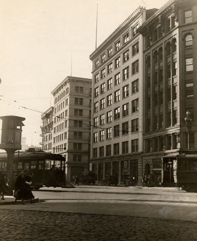 California and Market Streets, circa 1926