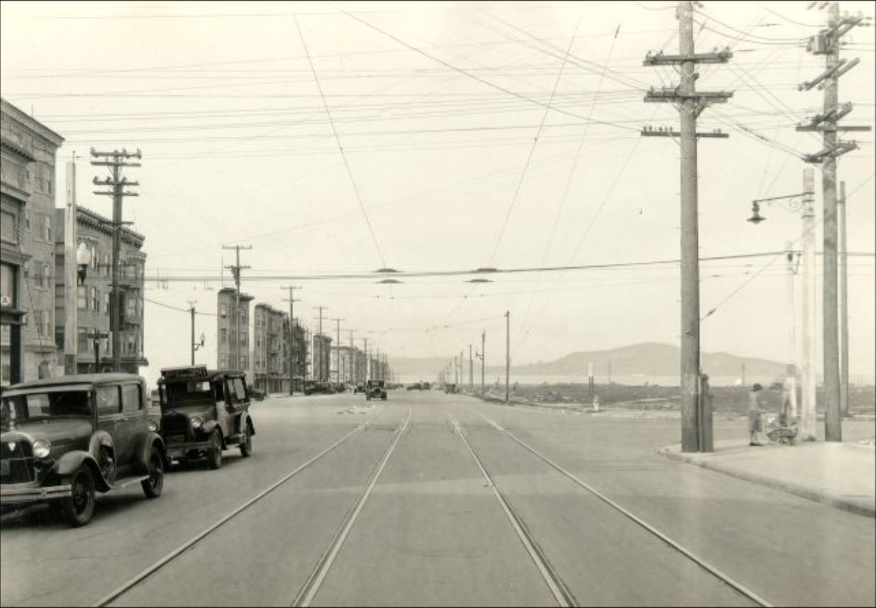 Fillmore Street at Chestnut, 1929